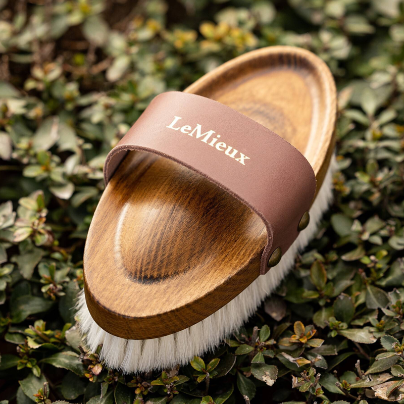 LeMieux Artisan Soft Goats Hair Brush - Brown-2